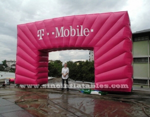T-Mobile big inflatable advertising arch