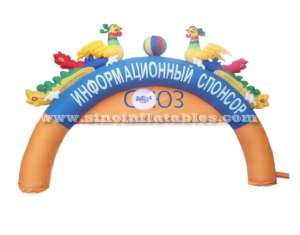 China traditional phoenix inflatable arch