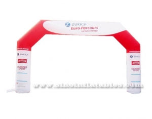 big inflatable advertising arch with completely digital printing