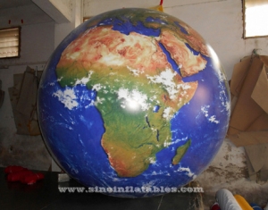 world map advertising inflatable balloon