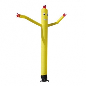 yellow clown inflatable sky dancer