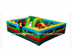 kids inflatable toddler playground with obstacles