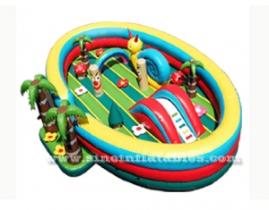 indoor kids jungle inflatable amusement park