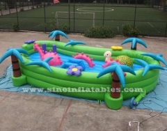 kids dino lake inflatable toddler playground