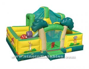 Indoor big forest inflatable toddler playground