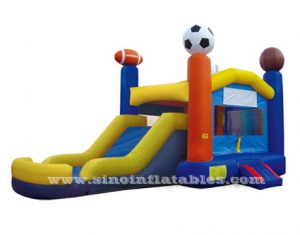 kids party sports inflatable bouncy castle