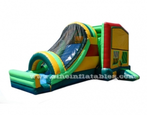 kids module inflatable bounce house with slide