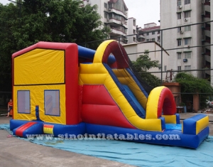 kids module inflatable bouncy castle with slide