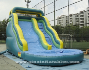 tropical kids inflatable water slide