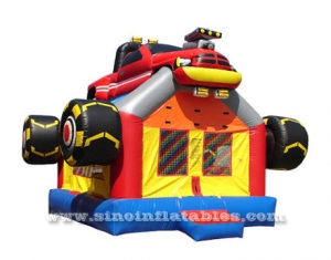 kids monster car inflatable bounce house