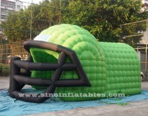 big inflatable football helmet tunnel