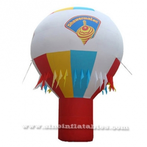 advertising inflatable ground balloon with flags