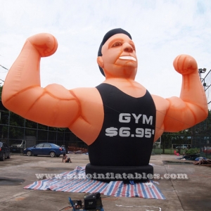 GYM advertising inflatable fitness muscle man