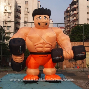 anytime fitness giant inflatable muscle man