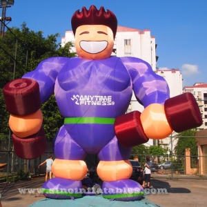 giant inflatable muscle man