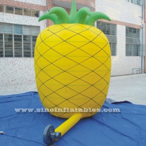 Huge yellow inflatable advertising pineapple