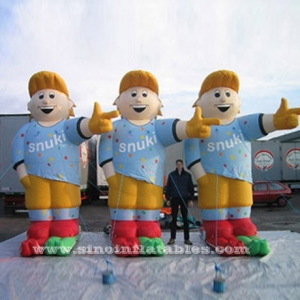 Giant inflatable advertising men