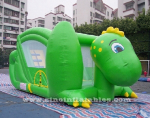 jungle dino kids inflatable slide