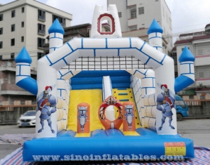 ancient guards kids inflatable castle slide