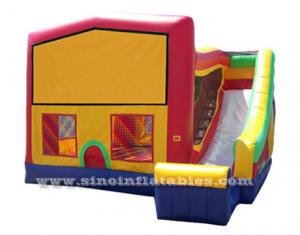5in1 commercial kids inflatable combo bounce house with slide