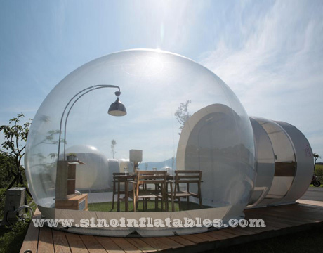 Airtight inflatable tents