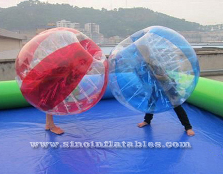 Inflatable zorbing