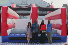 The customer once ordered bouncy castles placed their 3rd order for inflatable obstacle course
