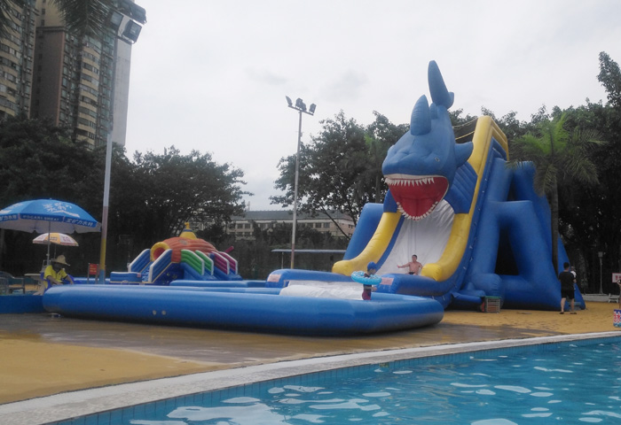 inflatable water park