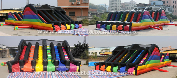 adults inflatable obstacle course