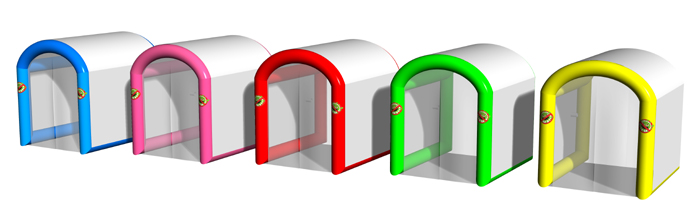 inflatable disinfection tunnel