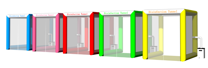 inflatable disinfection tent