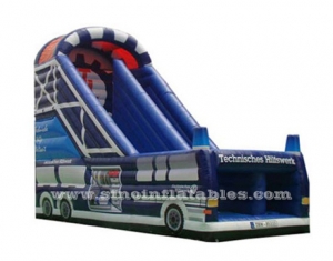 kids N adults giant inflatable fire truck slide