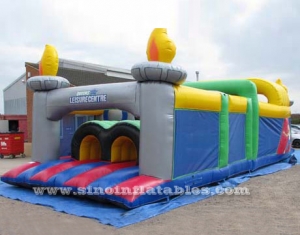 Commercial inflatable obstacle course