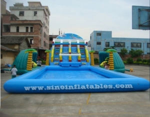 tropical rain forest kids big inflatable water park