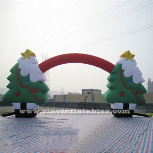 Christmas tree inflatable advertising arch
