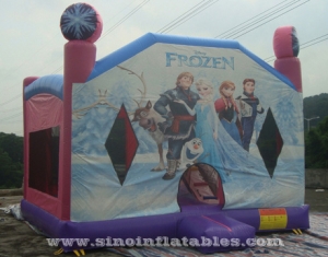 commercial kids frozen jumping castle with slide