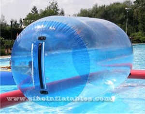 clear inflatable water roller ball