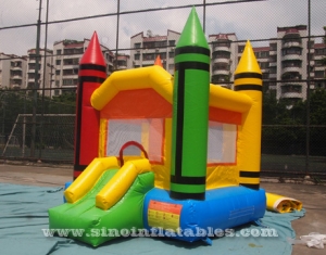 indoor toddler mini inflatable bouncy castle with small slide