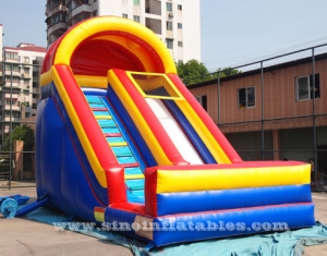 inflatable rainbow slide
