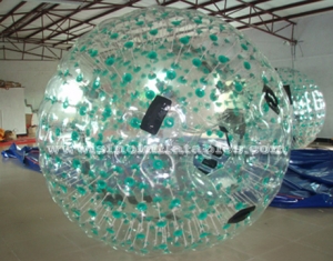Giant grass rolling inflatable human hamster ball