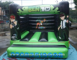 indoor small kids ben 10 bouncy castle