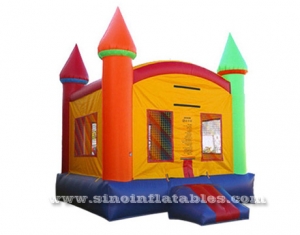 rainbow kids bounce house