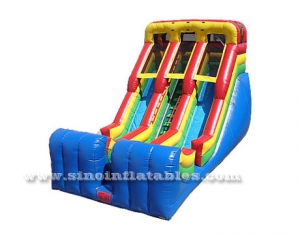 double lane giant inflatable slide