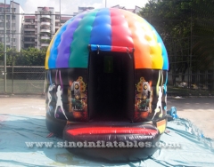  inflatable music disco dome bouncy castle