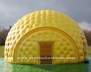 10m Dia. big yellow inflatable golf tent