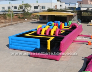 kids N adults inflatable maze obstacle course