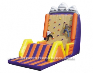 inflatable climbing rock wall