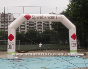 advertising inflatable arch for bank promotion