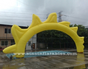 big sunflower inflatable advertising arch