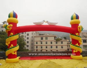 inflatable helium wedding arch